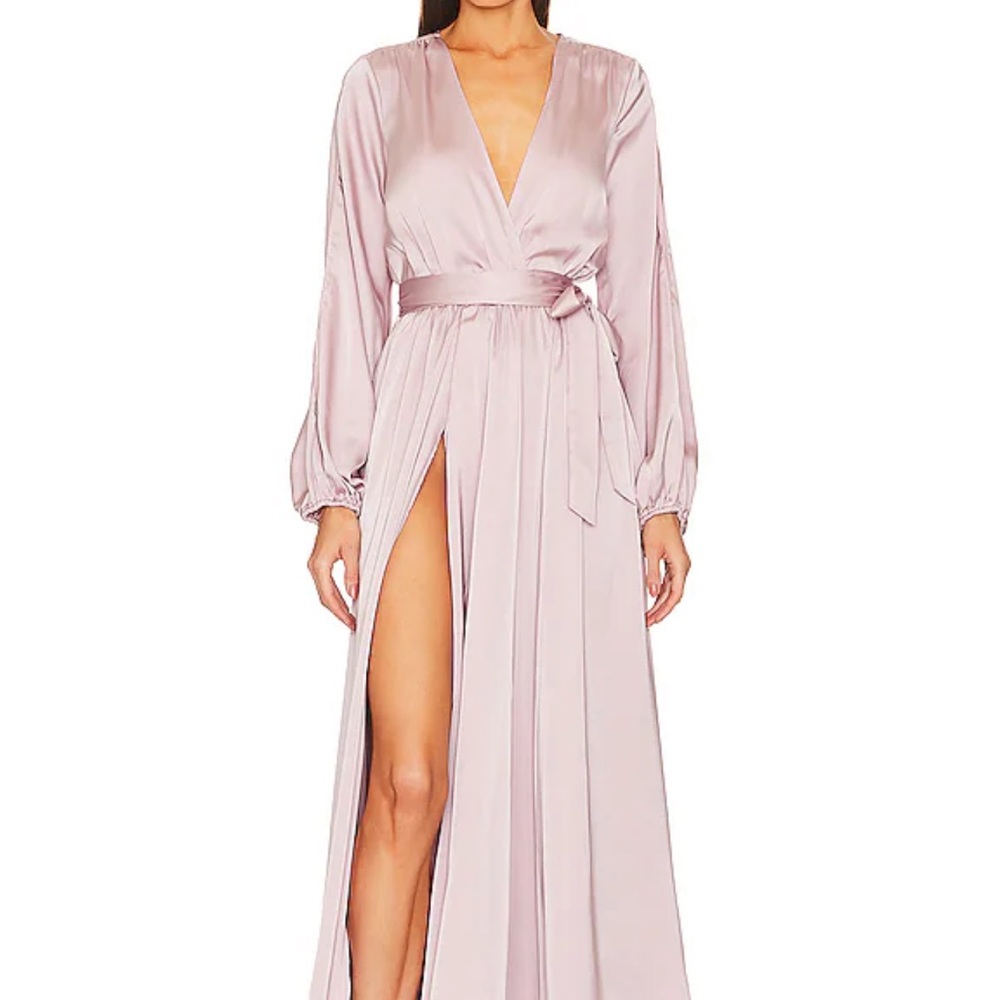 Michael Costello XS MAUVE MAXI DRESS